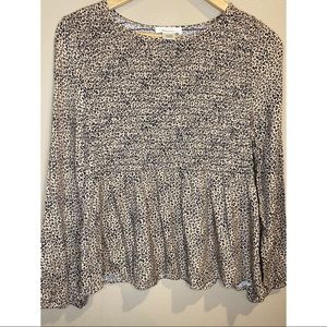 Leopard print blouse